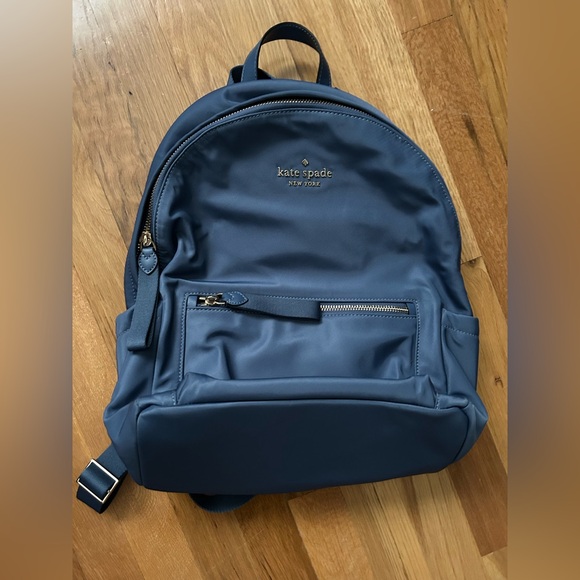 Kate Spade Blue Structured Backpack - Picture 4 of 7
